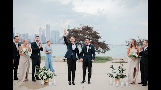 Patrick amp Matts Heartfelt Wedding at Adler Planetarium  Chicago IL [upl. by Aniuqahs]