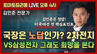 국장은 노답인가 2차전지 VS 삼성전자 그래도 희망을 본다 토마토 증권통 live ★김민준 전문가★ [upl. by Kinnon]