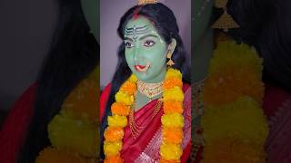 Mata Matangi Reverse Makeup 🔱🙏 mahakali short dasmahavidya [upl. by Leahpar]