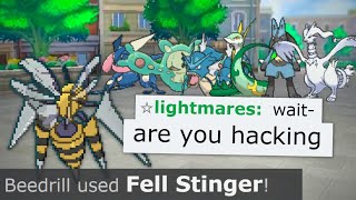 Fell Stinger MEGA Beedrill pokemon showdown SWEEP [upl. by Htinek474]