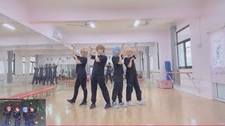 Rabits FALLIN’ LOVEITS WONDERLAND dance practice mirrored fixed cameraensemble stars [upl. by Houlberg]