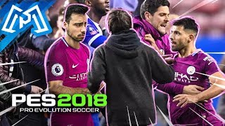 TRETEI COM O AGUERO  PES 2018  Rumo ao Estrelato 42 [upl. by Ralip]