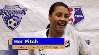 Sam Kerr BOSvNJ Postgame [upl. by Alvord]