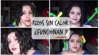 RIZAR EL PELO SIN CALOR RULOS DE ALIEXPRESS ¿FUNCIONAN [upl. by Sverre331]