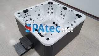 Jacuzzi spa exterior Spatec 950B blanco [upl. by Hannibal]