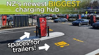 New Zealands biggest EV charging hub is LIVE Tauranga [upl. by Henrique709]