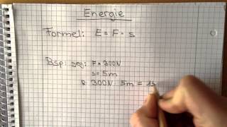 Physik Energie berechnen  die Formel [upl. by Ahcsat]