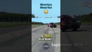 These Cars Failed the Moose Test 😱🚗💥 [upl. by Seravart49]