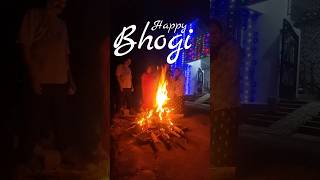 Bhogi Mantalu Song  Happy Bhogi Song  Sankranti Song  Happy Pongal Song reels shorts vlog [upl. by Anauqal]