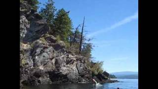 60ft Cliff Jump on Shuswap Lake [upl. by Noirod]