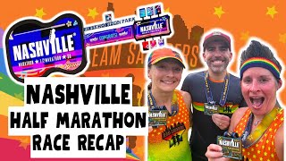 Nashville Half Marathon Race Recap [upl. by Ennaoj84]