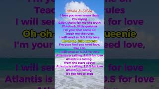 Atlantis is Calling  Modern Talking Song Lyrics shorts [upl. by Torbart]