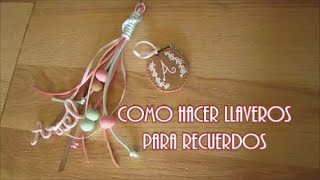 COMO HACER LLAVEROS  BABY SHOWER  DIY [upl. by Downe372]