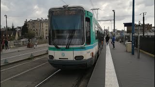 FULL RIDE  Tramway T1 dIledeFrance Gare de NoisyleSec  AsnièresQuatre Routes Alstom TFS [upl. by Joktan969]