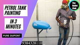 Classic 350 BS6 petrol tank painted in Redditch Blue  3000rs  9384328110  Madurai Tamilnadu [upl. by Saber]