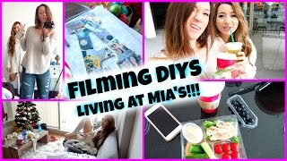 FILMING DIYs  LIVING AT MIAS Vlogmas Day 14 [upl. by Robinson]