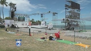 Lantern Floating Hawaii to light up Magic Island [upl. by Annaej]