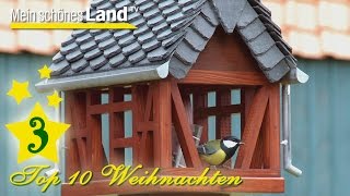 Vogelhaus aus Fachwerk mit Regenrinne in Handarbeit  Top 10 der besten Geschenkideen [upl. by Anilatsyrc]