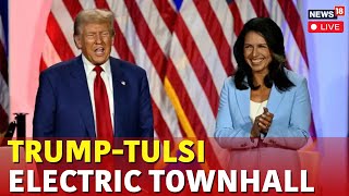 Trump Picks Tulsi Gabbard As Director Of National Intelligence  Trump Tulsi Townhall Live  N18G [upl. by Ahtibat207]