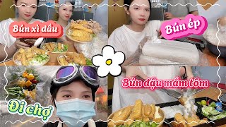 Vlog Làm đơn cho khách xong rồi đi chợ nhá…mưa quá là mưa [upl. by Funk740]