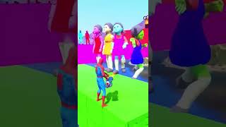 GAT 5  Epice power SpiderMan  Fall from a height  color full superhero  shors [upl. by Atneciv]