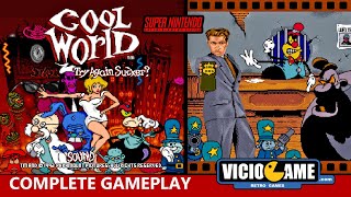 🎮 Cool World Super Nintendo Complete Gameplay [upl. by Adamo]