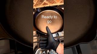 How to season cast iron in minutes castironcooking nooven aintnobodygottimeforthat [upl. by Sue]