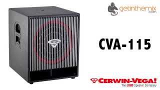 Cerwin Vega CVA115 PA Subwoofer [upl. by Derina]