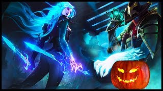 TOP 10 HalloweenHarrowing Skins League of Legends [upl. by Garibold]