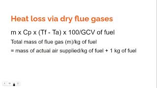 boiler efficiency calculations indirect method [upl. by Radley]