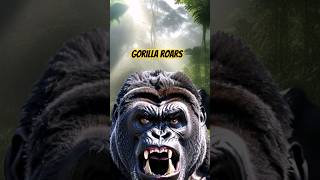 Gorilla Sounds Loud shorts  🦍Gorilla Roaring [upl. by Aihsatsan229]