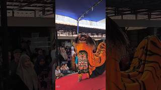 Barongan oren vs barongan kuning barongan keseniantradisional shorts [upl. by Hedvig462]