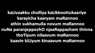 maavin chottile Karaoke for practice english lyrics [upl. by Karlik]