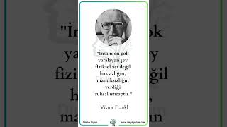 3 Müthiş Victor Frankl Sözü  Victor Frankl  Dinginyasamcom psikoloji anlamlısözler [upl. by Corrinne]