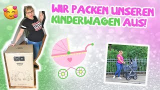 Ich zeig euch meinen Kinderwagen  Schwanger Vlog SSW 34  Viper 4 von ABC Design [upl. by Saideman818]