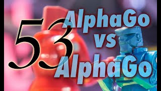 AlphaGo vs AlphaGo with Michael Redmond 9p Game 53 [upl. by Knudson120]