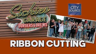 Sickies Garage Burgers amp Brews Ribbon Cutting [upl. by Adidnere]