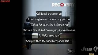 Eminem  Cold Wind Blows Lyrics [upl. by Jeuz]