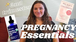 My 7 Pregnancy Essentials  second trimester  baby 3 [upl. by Niawat]