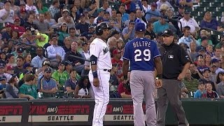 Cano messes with Beltre at third [upl. by Stephi237]