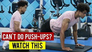 How to do PushUps for Beginners  Step By Step Guide [upl. by Ecnarrat461]