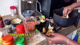 Matooke  bananasamp chicken A Delicious Ugandan DishTraditional recipe [upl. by Thier]