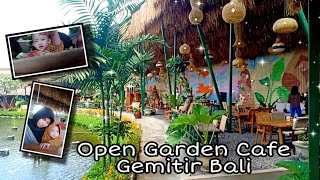 Makan Bersama di Open Garden Cafe Gemitir Bali  Ibundanya Hannah Sultana Vlog [upl. by Dumanian]