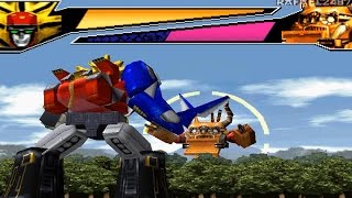 Hyakuju Sentai GaoRanger PS1 Story Mode Part 2 Bulldozer Org HD [upl. by Yborian]