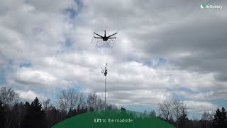 AirForestry precision harvesting trees with drones [upl. by Bethina555]