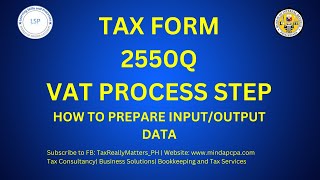 2024 VAT INPUT OUTPUT DATA HOW TO PREPARE [upl. by Strang]