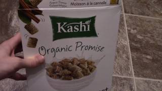 Review Kashi Organic Promise Cinnamon Harvest taste test [upl. by Aggappera]