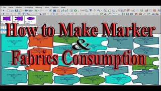 How to Make Marker Marker Making amp Fabrics Consumption Optitex marker making Optitextutorial [upl. by Oriane]