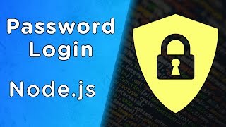 Build Nodejs User Authentication  Password Login [upl. by Dominique]