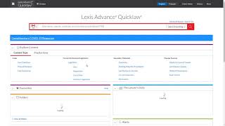 Lexis Advance Quicklaw tutorial for legal assistants and paraprofessionals  part 1 [upl. by Riggall407]